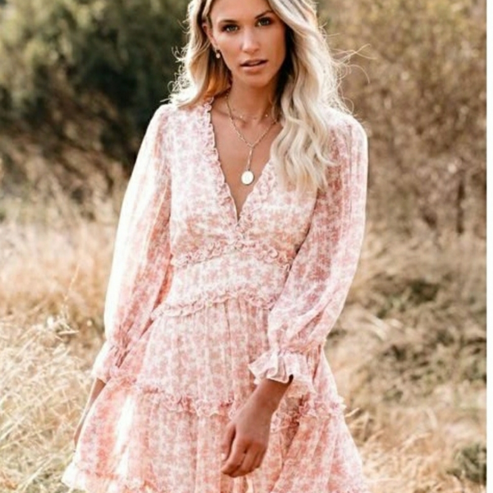 Vici ruffle dress
